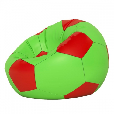 Кресло-мешок Мяч мини салатово-красный